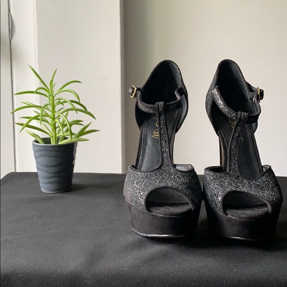 Sparkling T-strap Pumps - Picture 2 of 3